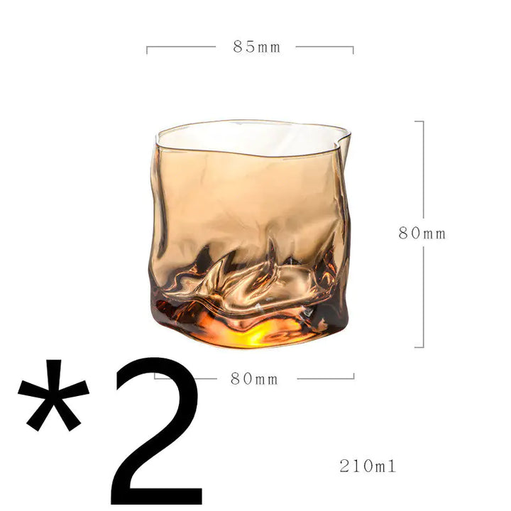 2 PC. Whiskey Glass Set