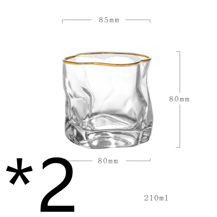 2 PC. Whiskey Glass Set