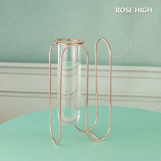 Creative Golden Glass Vase