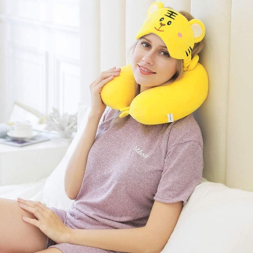 Kids Memory Foam Animal Travel Pillow