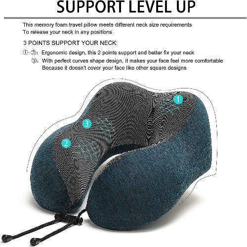 Memory Foam Neck Pillow