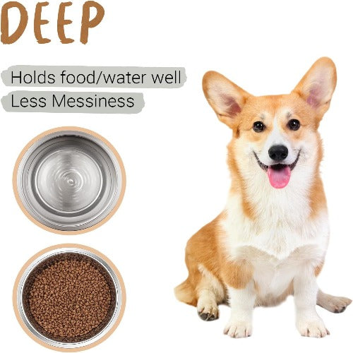 Stainless Steel Anti-Slip Dog Bowls