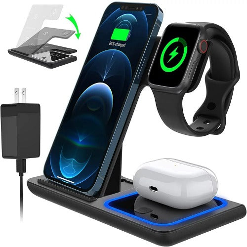 3 in 1 Wireless Charger Station