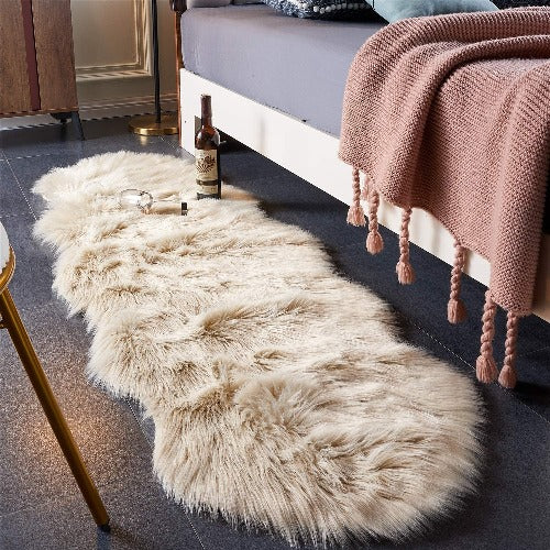 Faux Sheepskin Rug (2 X 6 Ft)