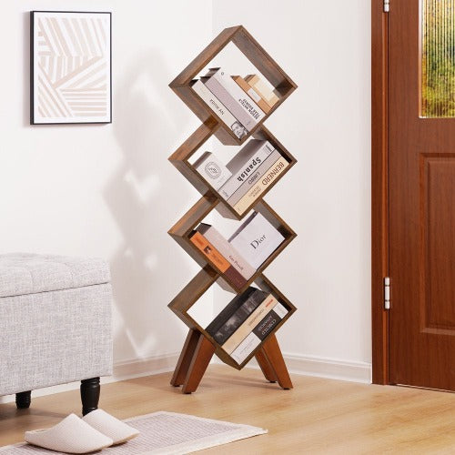 Small 4 Tier Bookshelf