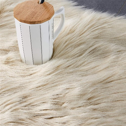 Faux Sheepskin Rug (2 X 6 Ft)