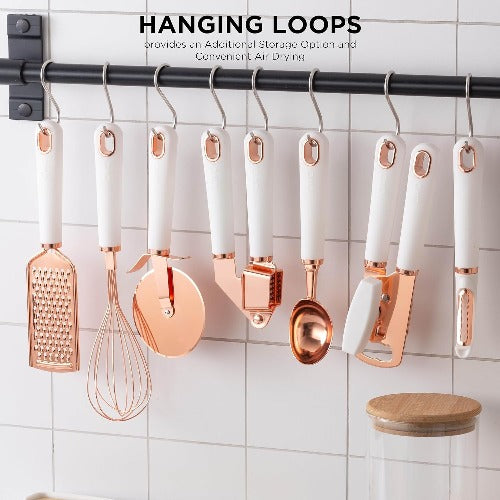 7 Pc Copper Kitchen Gadget Set