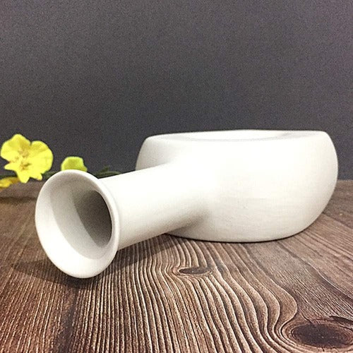 Large White Ceramic Vase