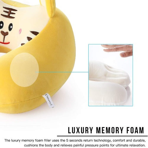 Kids Memory Foam Animal Travel Pillow