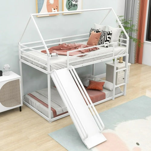 Twin Bunk Bed with Ladder 