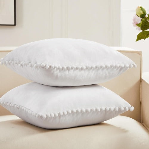 Soft Velvet Cushion Covers 18 x 18 Inch (Set of 2)