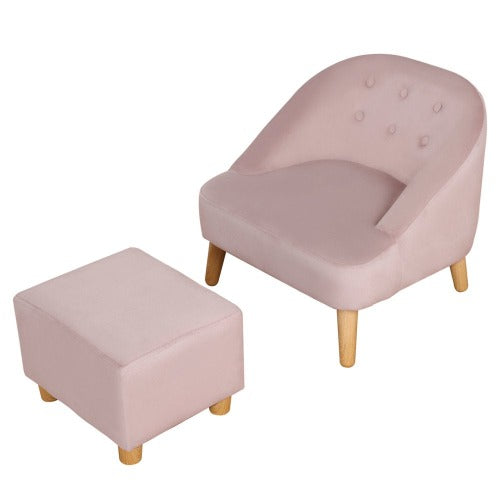 Kids Chair & Ottoman 