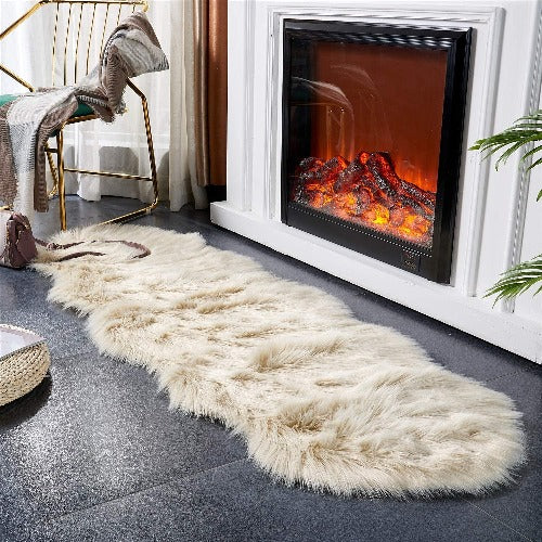 Faux Sheepskin Rug (2 X 6 Ft)