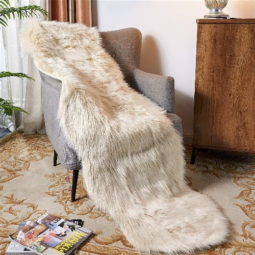 Faux Sheepskin Rug (2 X 6 Ft)