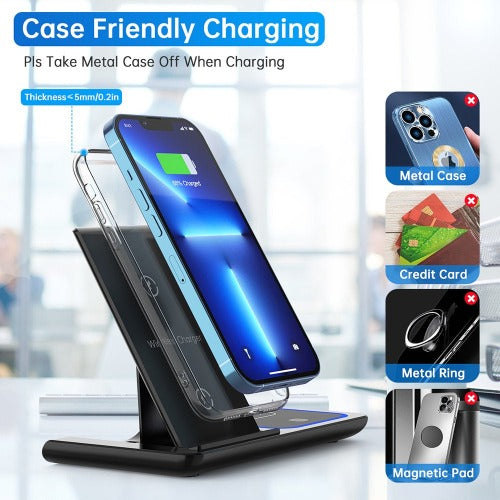 3 in 1 Wireless Charger Station