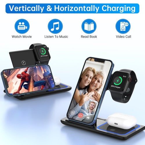 3 in 1 Wireless Charger Station