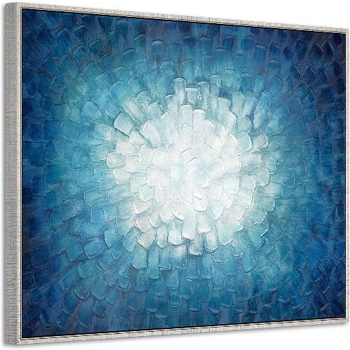 3D Abstract Painting- Teal