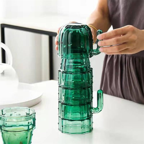 Cactus Stackable Glass Set